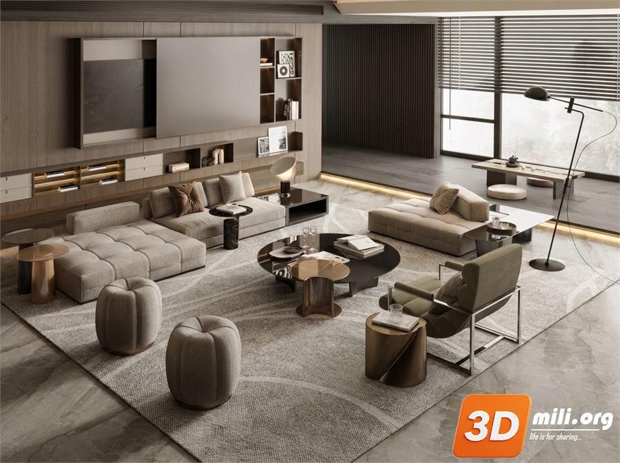 Sofa Minotti Skp Files 
